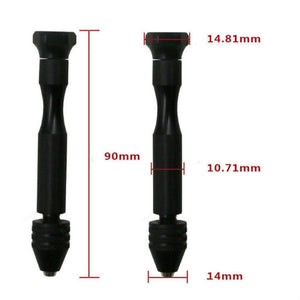 11 In1 Mini Manual Drill With Drill Plastic Walnut Wenwan Punching Tool, 11 In 1 / Set - laboratorydeal