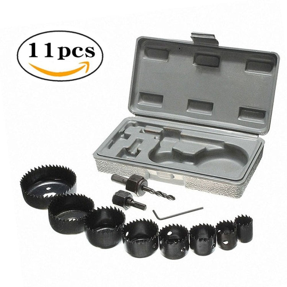 11PCS Woodworking Hole 19 - 64mm Plaster Plate Ceiling Light Ceiling Eye Hole Saw, 11 PCS / Set - laboratorydeal