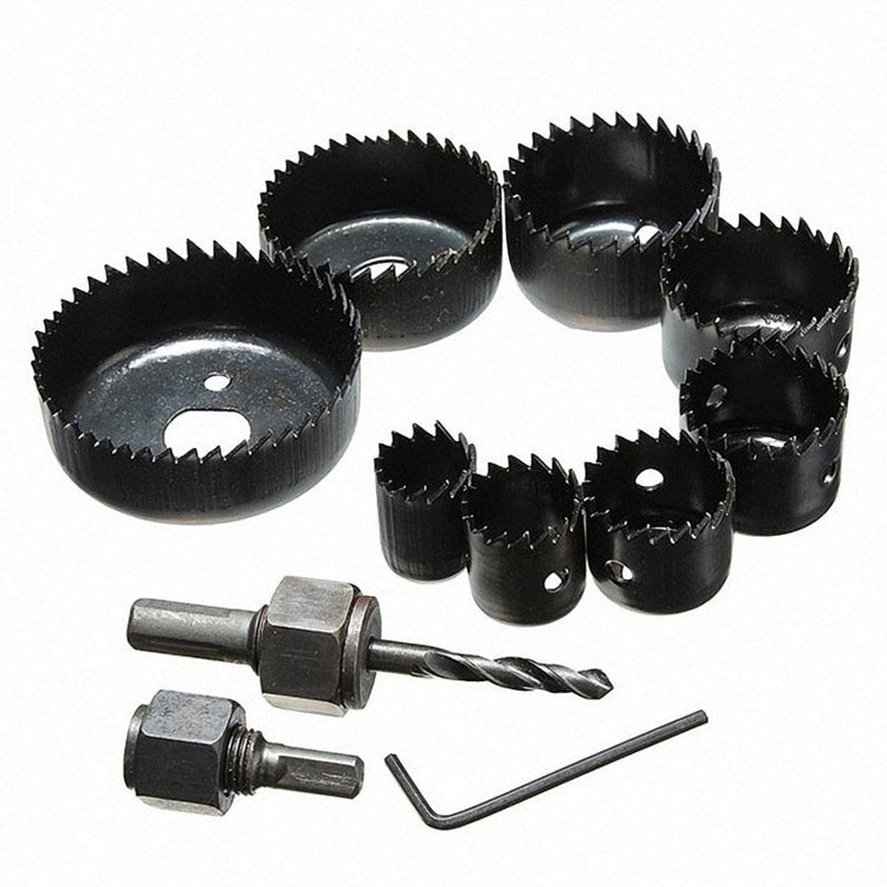 11PCS Woodworking Hole 19 - 64mm Plaster Plate Ceiling Light Ceiling Eye Hole Saw, 11 PCS / Set - laboratorydeal