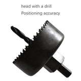 11PCS Woodworking Hole 19-64mm Plaster Plate Ceiling Light Ceiling Eye Hole Saw, 11 PCS / Set