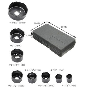 11PCS Woodworking Hole 19 - 64mm Plaster Plate Ceiling Light Ceiling Eye Hole Saw, 11 PCS / Set - laboratorydeal