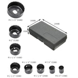 11PCS Woodworking Hole 19-64mm Plaster Plate Ceiling Light Ceiling Eye Hole Saw, 11 PCS / Set