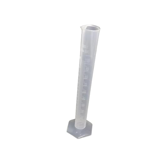 Measuring Cylinder 100ML - Plastic Lab Graduated Cylinders for Chemistry, Science Experiments, School & Laboratory Use