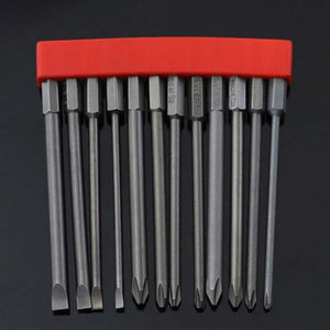 12 PCS / Set Screwdriver Bit With Magnetic S2 Alloy Steel Electric Screwdriver, 1, 2, 3, 4, 5, 6, 7, 8, 9, 10, 11, 12, 13 - laboratorydeal