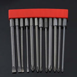 12 PCS / Set Screwdriver Bit With Magnetic S2 Alloy Steel Electric Screwdriver, 1, 2, 3, 4, 5, 6, 7, 8, 9, 10, 11, 12, 13
