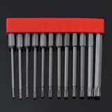 12 PCS / Set Screwdriver Bit With Magnetic S2 Alloy Steel Electric Screwdriver, 1, 2, 3, 4, 5, 6, 7, 8, 9, 10, 11, 12, 13