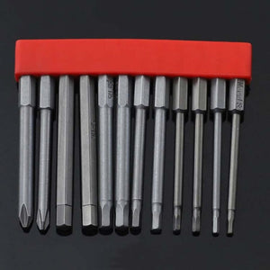 12 PCS / Set Screwdriver Bit With Magnetic S2 Alloy Steel Electric Screwdriver, 1, 2, 3, 4, 5, 6, 7, 8, 9, 10, 11, 12, 13 - laboratorydeal