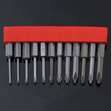 12 PCS / Set Screwdriver Bit With Magnetic S2 Alloy Steel Electric Screwdriver, 1, 2, 3, 4, 5, 6, 7, 8, 9, 10, 11, 12, 13