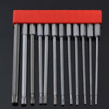 12 PCS / Set Screwdriver Bit With Magnetic S2 Alloy Steel Electric Screwdriver, 1, 2, 3, 4, 5, 6, 7, 8, 9, 10, 11, 12, 13