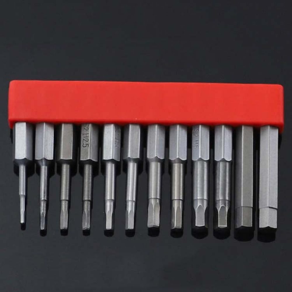 12 PCS / Set Screwdriver Bit With Magnetic S2 Alloy Steel Electric Screwdriver, 1, 2, 3, 4, 5, 6, 7, 8, 9, 10, 11, 12, 13 - laboratorydeal