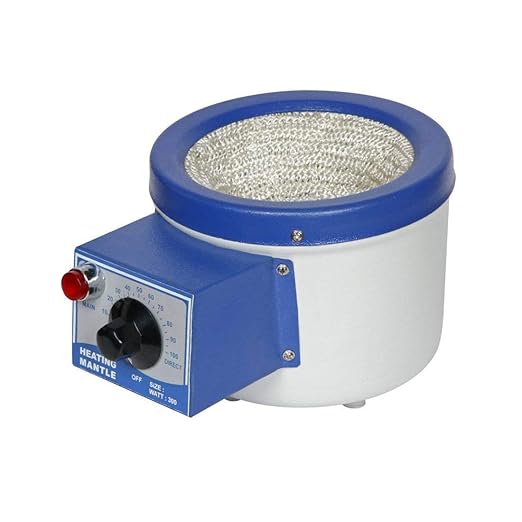 Laboratory Heating Mantle 5000mL (5L) for heating Round Bottom Flasks Lab Electric Heater with Energy Regulator, Glass Fiber Yarn 600W (Approximate)