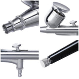 130 Coloring Spray Paint Pen Inkjet Tattoo Pen Airbrush Pen, Black Tail 0.3mm Caliber, Black Tail 0.5mm Caliber, Silver Tail 0.3mm Caliber, Silver Tail 0.5mm Caliber
