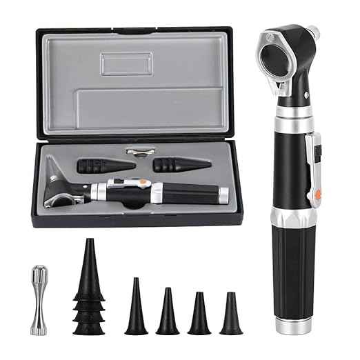 Mini Otoscope - Magnification Diagnostic Ear Scope With LED Direct Illumination Light, Health Tool for Doctors, Nurses, Adults, Kids, Baby, Elder, Pets, Animals