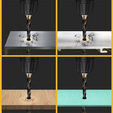 14mm Steel Plate High-Speed Steel 4341 Black Yellow Twist Drill, 5 PCS 9.0mm, 5 PCS 9.5mm, 5 PCS 10mm, 5 PCS 10.5mm, 5 PCS 11mm, 5 PCS 11.5mm, 5 PCS 12mm, 5 PCS 12.5mm, 5 PCS 13mm, 5 PCS 13.5mm, 14mm, 16mm