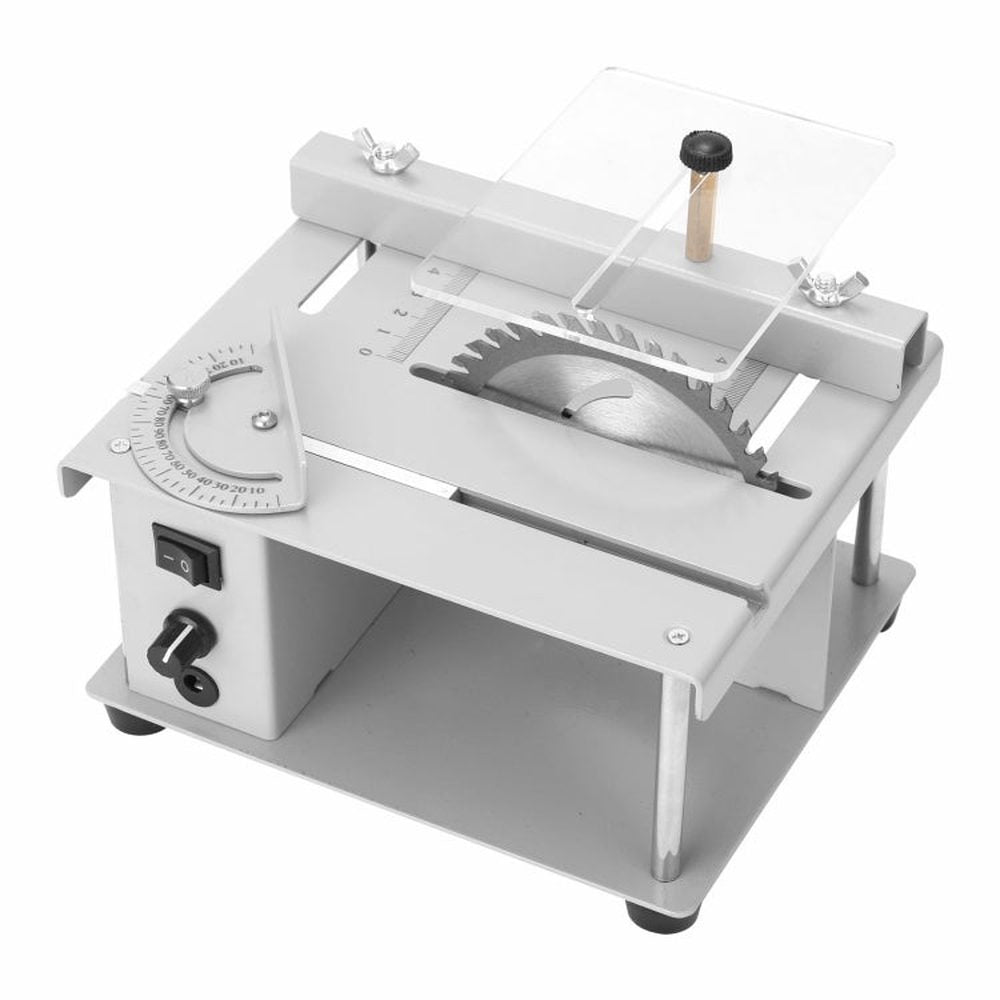 150W Miniature Precision Table Saw Mini Chainsaw Portable Woodworking Sliding Table Saw Multifunctional Cutting Machine,, US Plug, EU Plug, UK Plug, AU Plug