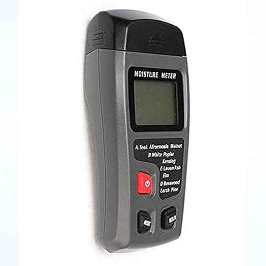 Digital Wood Moisture Meter Timber Humidity Tester and Damp Detector for Lumber, Wood, and Construction Materials, Accurate CM Measurement