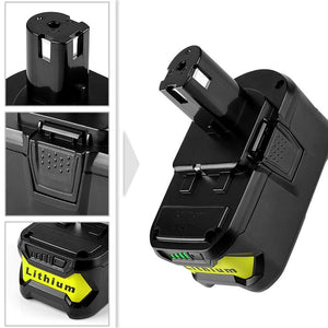 18V Lithium Battery for Power Drill, For RYOBI P108 / BPL-1815 / BPL-1820G / P102 / P103, 2000mAh, 2500mAh, 3000mAh, 4000mAh, 5000mAh, 6000mAh