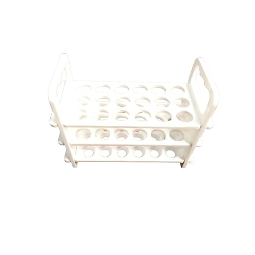 Test Tube Stand for Laboratory Use | Chemical & Biology Experiment Rack | High-Quality Plastic/Metal Tube Holder for Schools, Colleges & Labs