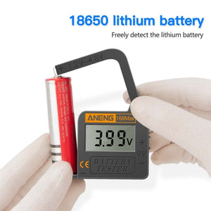 2 PCS ANENG 168MAX Portable Battery Tester High-Precision Battery Power Tester Battery Capacity Tester