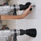 2 PCS Electric Hammer Dust Cover Dust Collection Bowl Impact Drill Accessories, Dust Cover(Black), Dust Cover(White)
