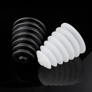 2 PCS Electric Hammer Dust Cover Dust Collection Bowl Impact Drill Accessories, Dust Cover(Black), Dust Cover(White) - laboratorydeal
