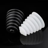 2 PCS Electric Hammer Dust Cover Dust Collection Bowl Impact Drill Accessories, Dust Cover(Black), Dust Cover(White)