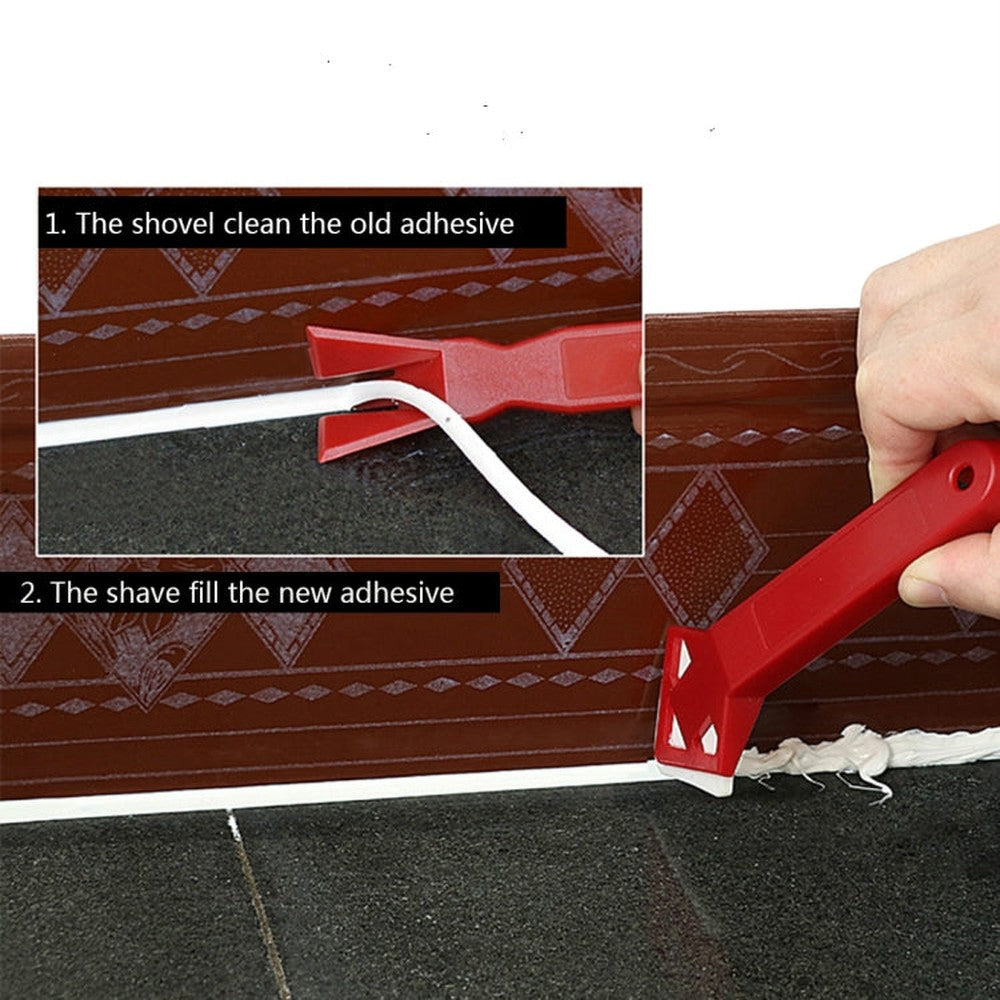 2 PCS  Mini Handmade Tools Scraper Floor Cleaner Surface Glue Residual Shovel Tool, Floor Cleaner Scraper