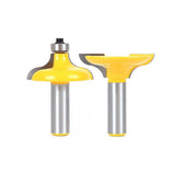 2 PCS/Set Door Frame Tenon Cutter Woodworking Engraving Milling Cutter, 2 PCS/Set Tenon Cutter