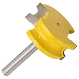 2 PCS/Set Floor Jigsaw Woodworking Tenon Cutter Trimming Engraving Machine Milling Cutter, 1/4 Handle Milling Cutter, 1/2 Handle Milling Cutter