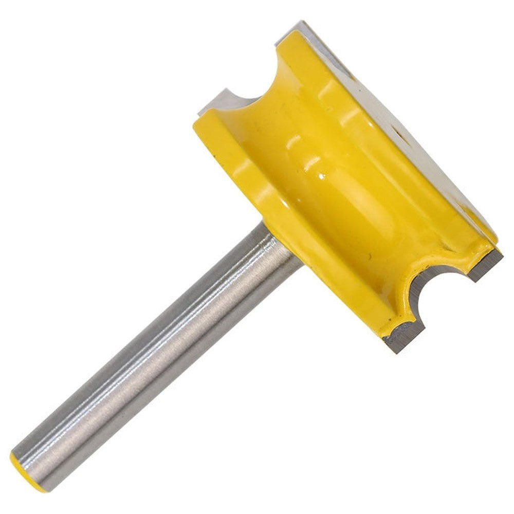 2 PCS/Set Floor Jigsaw Woodworking Tenon Cutter Trimming Engraving Machine Milling Cutter, 1/4 Handle Milling Cutter, 1/2 Handle Milling Cutter - laboratorydeal