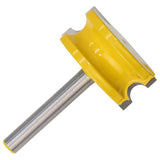 2 PCS/Set Floor Jigsaw Woodworking Tenon Cutter Trimming Engraving Machine Milling Cutter, 1/4 Handle Milling Cutter, 1/2 Handle Milling Cutter