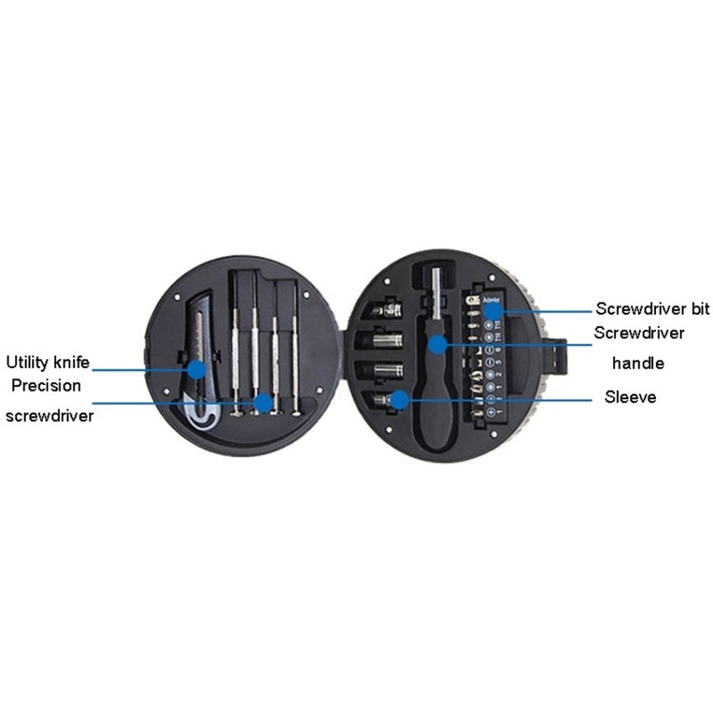 20 In 1 Tire Shaped Tool Set Home Hardware Utility Combinations, 20 In 1 - laboratorydeal