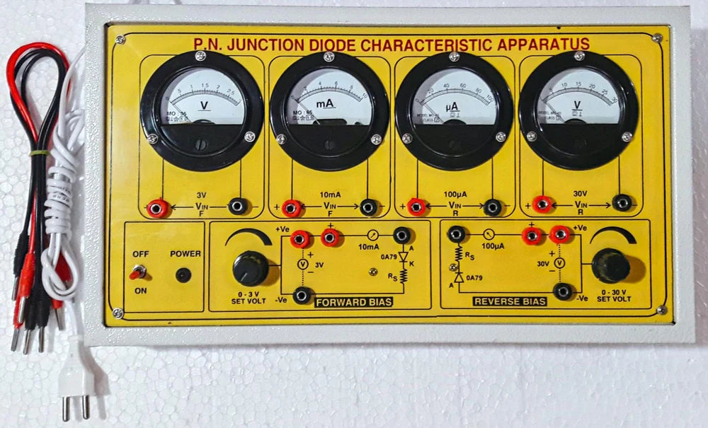 SSU Semiconductor Diode Characteristics Apparatus with Dual Meters for PN Junction Analysis