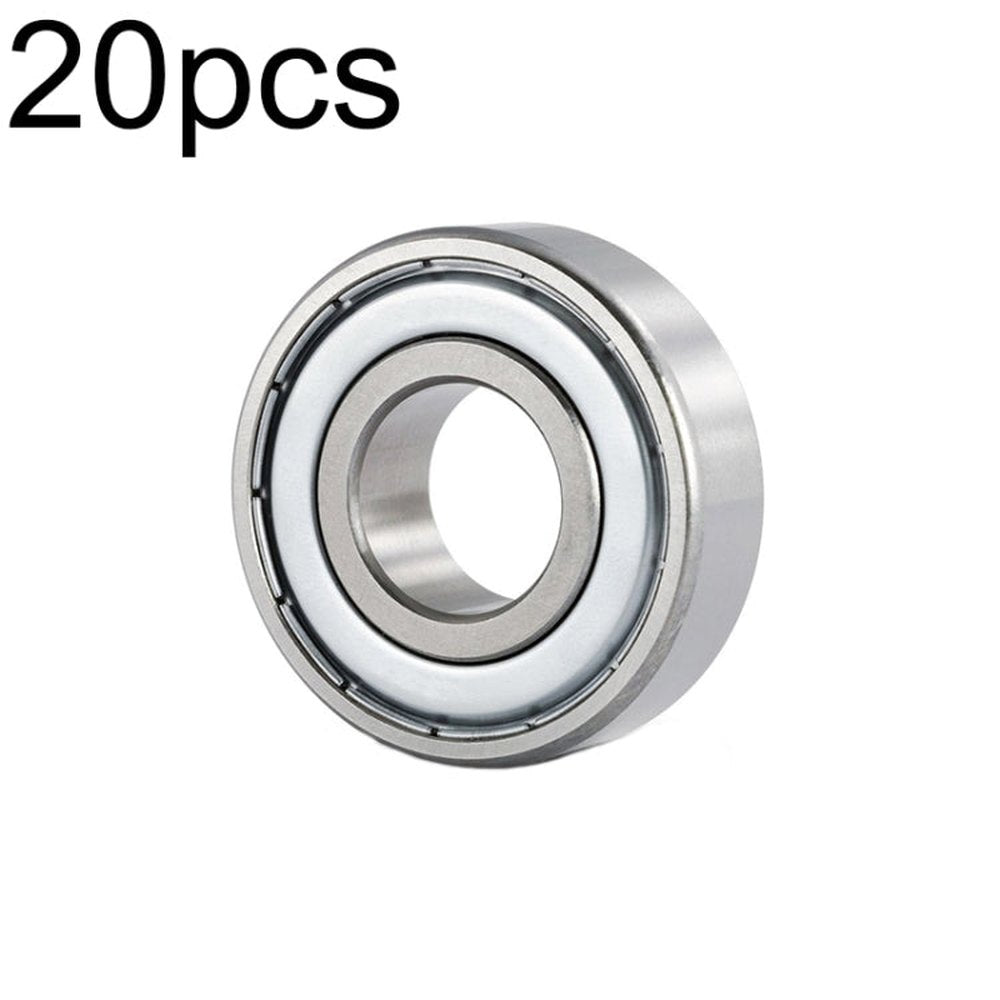 20pcs 12x32x10mm High - speed Silent Deep Groove Ball Miniature Bearings, 6201zz - laboratorydeal