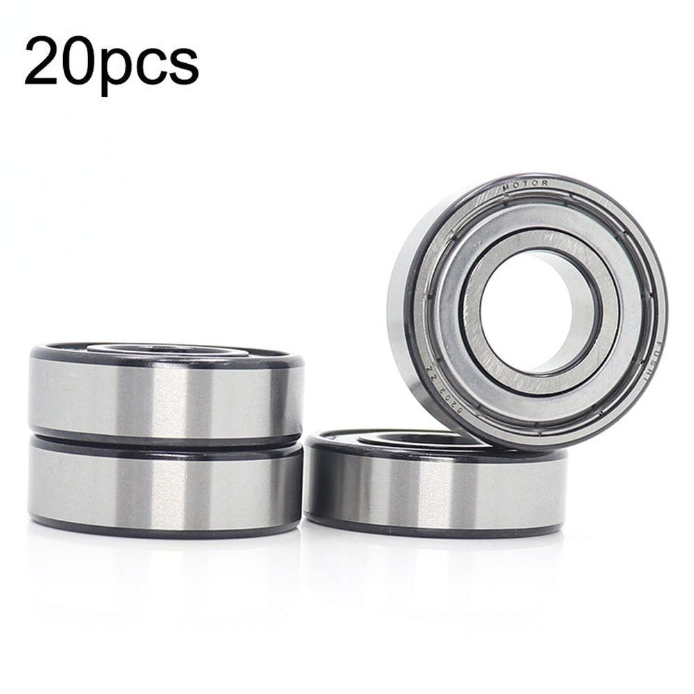 20pcs 15x35x11mm Deep Groove Ball Bearings Motor Car Special Bearing, 6202ZZ - laboratorydeal