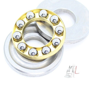 20pcs 3x8x3.5mm Plane Thrust Ball High - temperature Resistant and High - loading Bearings, F3 - 8M - laboratorydeal