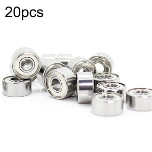 20pcs 3x8x4mm Miniature Bearing Money Dot Machine Motor Air Conditioning Fishing Gear Special Bearing, 693ZZ - laboratorydeal