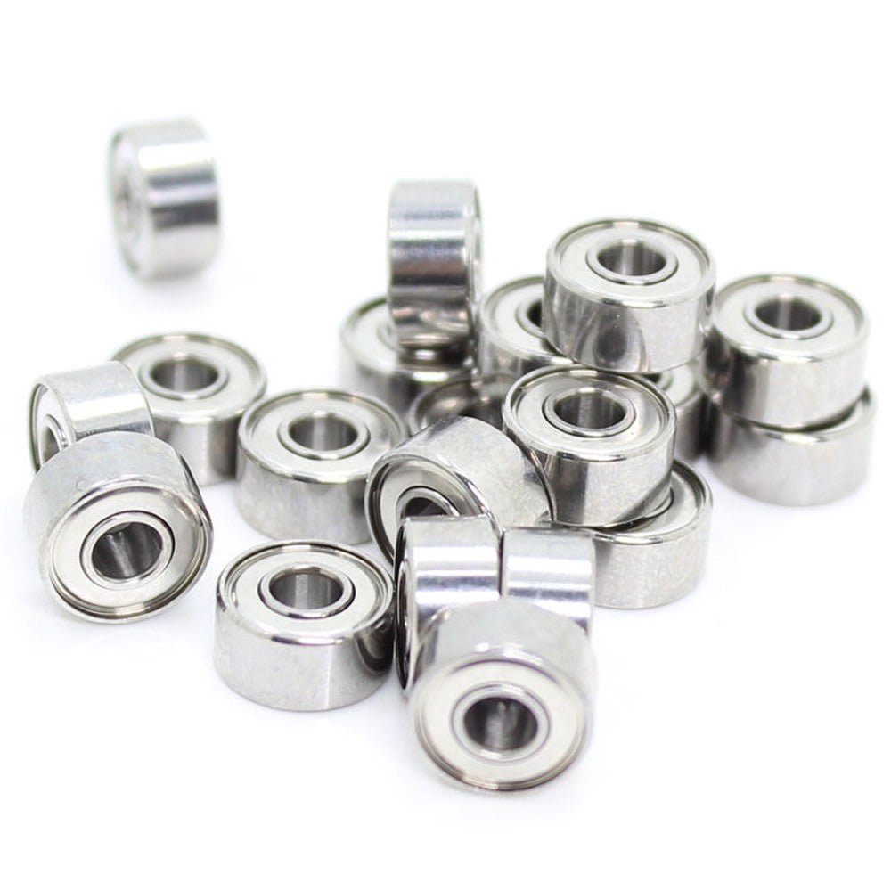20pcs 3x8x4mm Miniature Bearing Money Dot Machine Motor Air Conditioning Fishing Gear Special Bearing, 693ZZ - laboratorydeal