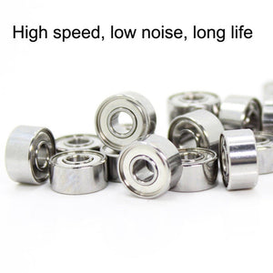 20pcs 3x8x4mm Miniature Bearing Money Dot Machine Motor Air Conditioning Fishing Gear Special Bearing, 693ZZ - laboratorydeal