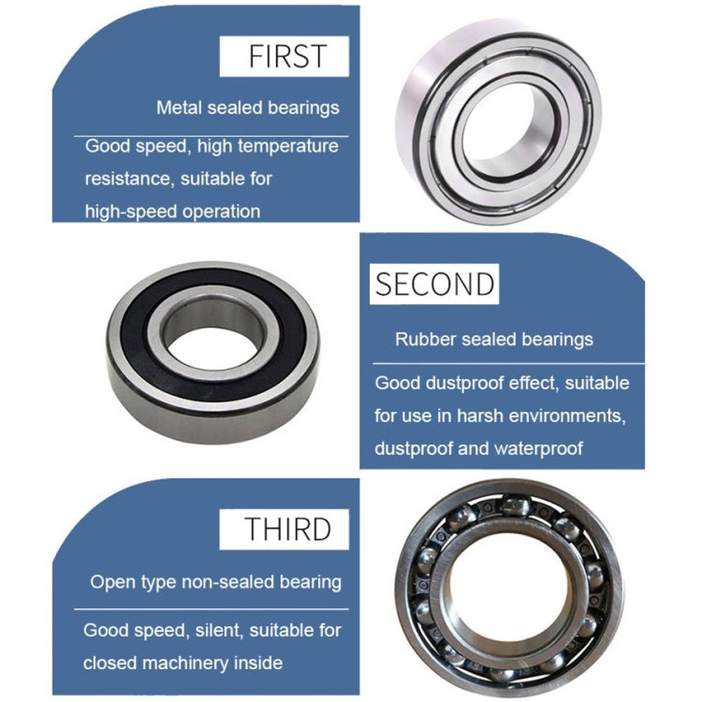 20pcs 5x10x4mm Miniature Silent Bearings For High - Speed Gear Machinery And Equipment, MR105ZZ 5x10x4mm - laboratorydeal