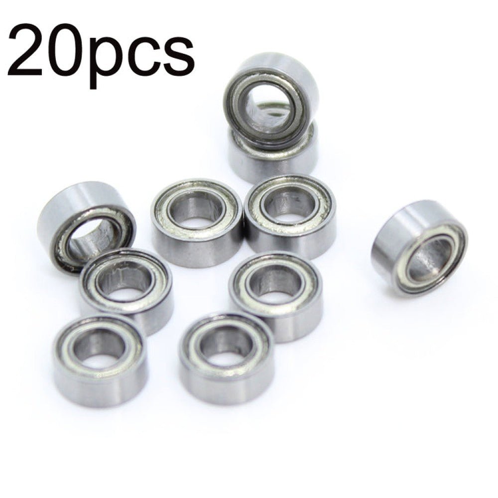 20pcs Miniature Ball Bearings, MR63ZZ Bearing 3x6x2.5mm, MR63 Open Bearing 3x6x2mm - laboratorydeal
