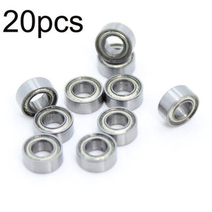 20pcs Miniature Ball Bearings, MR63ZZ Bearing 3x6x2.5mm, MR63 Open Bearing 3x6x2mm - laboratorydeal