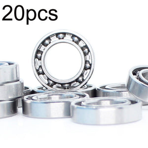 20pcs Miniature Ball Bearings, MR63ZZ Bearing 3x6x2.5mm, MR63 Open Bearing 3x6x2mm - laboratorydeal