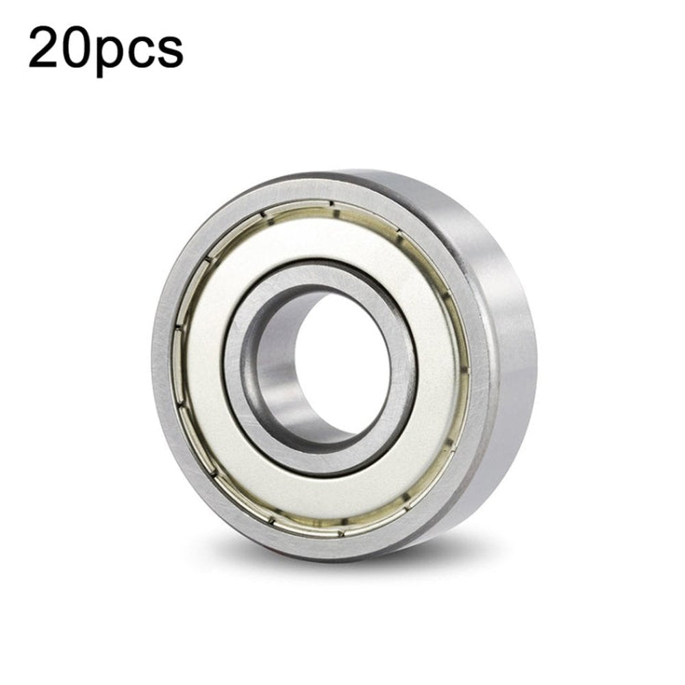 20pcs Miniature Bearings Silent Deep Groove Ball Bearings, 604zz, 605zz, 606zz, 607zz, 608zz, 609zz, 6000zz, 6001zz, 6002zz - laboratorydeal