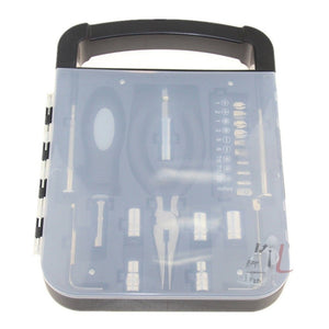 22 In 1 Transparent Lid Portable Tool Set Home Hardware Utility Kit - laboratorydeal