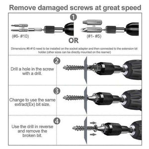 22 PCS / Set Screw Takeout High - Speed Steel Anti - Tooth Refrigerant Removal Tool, Anti - Tooth Refrigerant Removal Tool - laboratorydeal