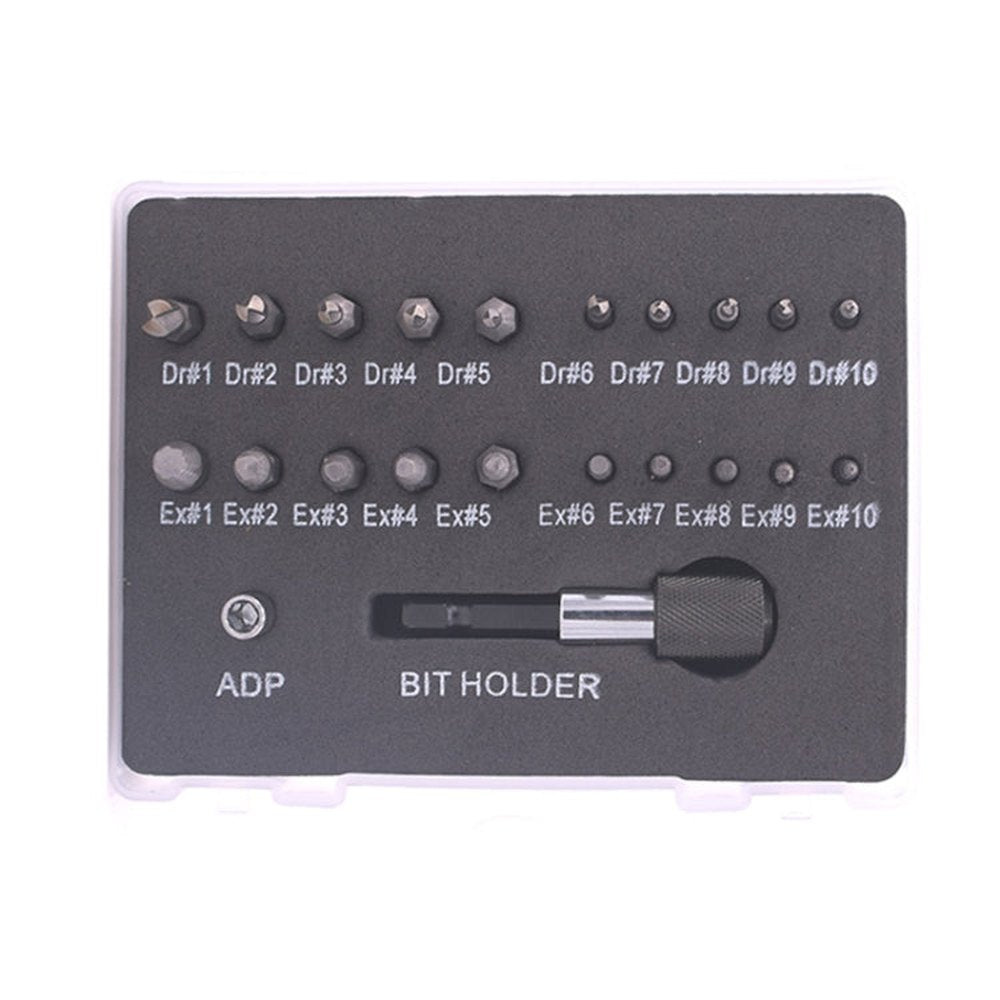 22 PCS / Set Screw Takeout High - Speed Steel Anti - Tooth Refrigerant Removal Tool, Anti - Tooth Refrigerant Removal Tool - laboratorydeal