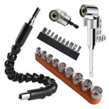 22 PCS / Set Screwdriver Corner Universal Soft Shaft Hex Handle Batch Combination Tool, 22 PCS / Set Shaft Hex