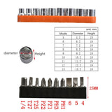 22 PCS / Set Screwdriver Corner Universal Soft Shaft Hex Handle Batch Combination Tool, 22 PCS / Set Shaft Hex