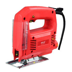 220V Jig Saw Electric Saw Woodworking Electric Tools Multifunction Chainsaw Hand Saws Wood Cutting Machine With Laser & (2 Saw Blade) without Guide, EU plug, 65 Sale Version